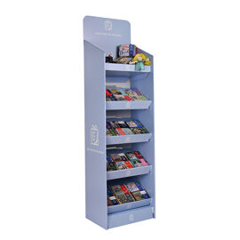 Floor Standing Cardboard Display Stand Gifts In A Tin