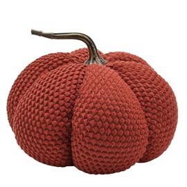 Country Living Pumpkin Doorstop - Rust