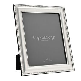 Impressions Silver Plated Patterned Edge Frame 8" x 10"