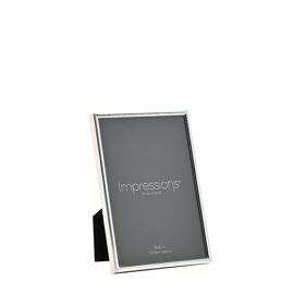 Impressions Silver Plated Slim Edge Photo Frame 4" x 6"