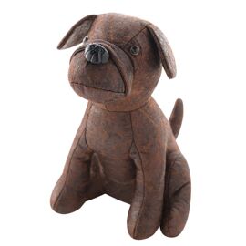 Hestia Brown Sitting Dog Door Stop