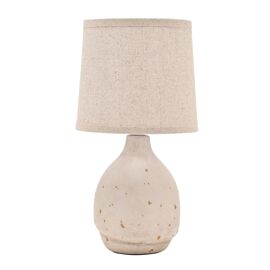 Hestia Natural Flecked Lamp - 28cm