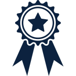 award winning service champion icon