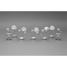 Crystocraft Chrome Plated Rose & Rose Bud - Special Mum