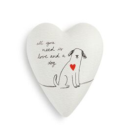 **MULTI 2** Demdaco Art Hearts Dog Love Art Heart Keeper