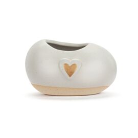 **MULTI 2** Demdaco Inspired Collection Small Planter - Heart