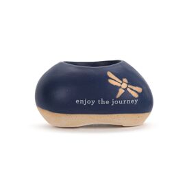 **MULTI 2** Demdaco Inspired Collection Small Planter - Journey