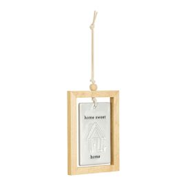 Demdaco Inspired Collection Home Sweet Home Hanging Plaque 3" x 4.5"