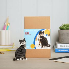 **MULTI 12** Apples To Pears 3D Paper Craft Kit - Cat