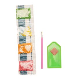 Apples To Pears Diamond Art Canvas Craft Set - Coffee and Pastries