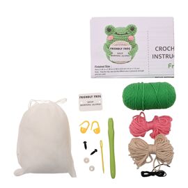 Apples To Pears Positivity Crochet Set - Frog