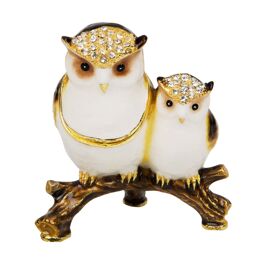 Treasured Trinkets - Mother & Baby Owl