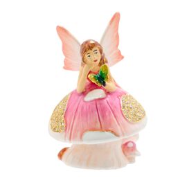 Treasured Trinkets - Fairy On A Mushroom