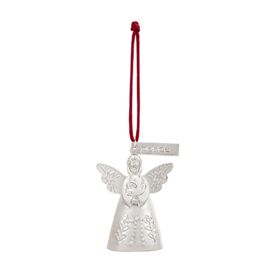 Demdaco Peace Mini Angel Bell Metal Ornament - 4.5 x 5in