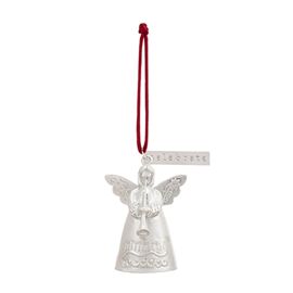 Demdaco Celebrate Mini Angel Bell Metal Ornament - 4.5 x 5in