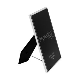 Oblong Silverplated Photo Frame - Slim Plain A4 Size