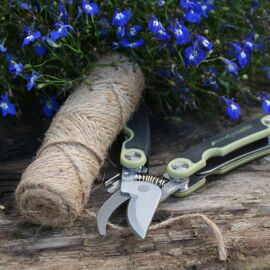 Apples To Pears Original Folding Pocket Secateurs - Green