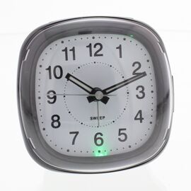 Wm Widdop Alarm Clock Dome Lens Sweep Snooze Light - Black
