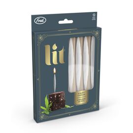 Fred Lit - 8 Roll Up Shaped Birthday Candles