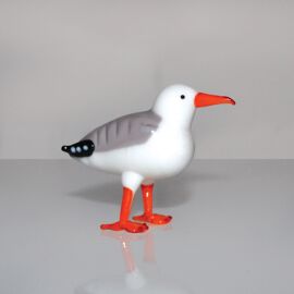 Objets d'art Miniature Glass Figurine - Seagull
