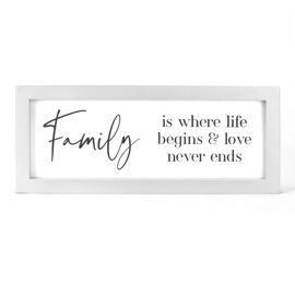 Moments Wall Plaque - Family 40cm