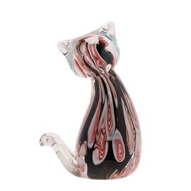 Objets dArt Glass Figurine - Cat