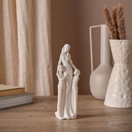 Juliana Mother & Two Sons White Portrait Figurine