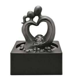 Juliana Kissing Water Fountain With LED Ball Light