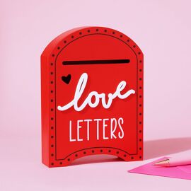 Love Is Sweet Plaque - Love Letter Box