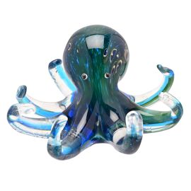 Objets dArt Glass Figurine - Octopus Figurine