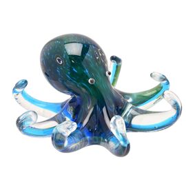 Objets dArt Glass Figurine - Octopus Figurine
