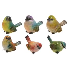 **ASTD MULTI 6** Resin Bird Figurines
