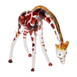 Objets d'art Glass Figurine - Giraffe