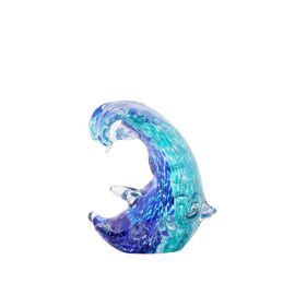 Objets d'art Glass Figurine - Wave