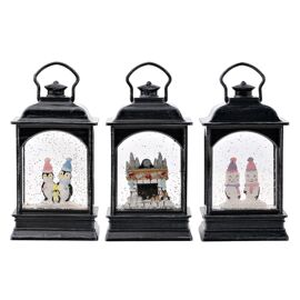 **ASTD MULTI 6** LED Mini Lanterns Includes Fireplace, Marshmallow & Penguins