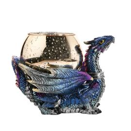 Juliana Mystic Legends Blue Dragon Candle Holder