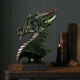 Juliana Mystic Legends Green Dragon Head 30cm