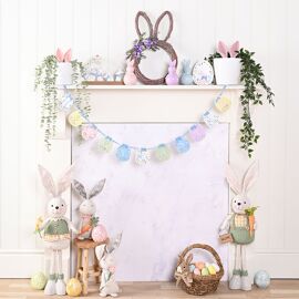 **ASTD MULTI 2** Eggs-traordinary Gifting Company Boy & Girl Bunny With Telescopic Legs