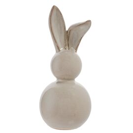 Eggs-traordinary Gifting Grey Ceramic Bunny Decoration 19cm