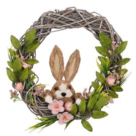 Eggs-traordinary Gifting Company Bunny & Floral Wreath