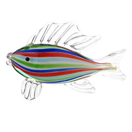 Objets d'art Glass Figurine - Tropical Fish