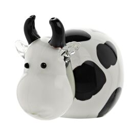Objets d'art Glass Figurine - Cow