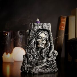 Mystic Legends Female Skeleton Backflow Incense Burner