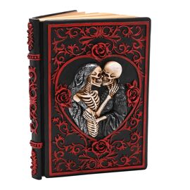 Mystic Legends Gothic Rose und Skelett 3D-Notizbuch