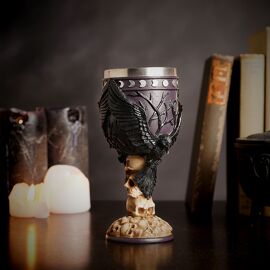 Mystic Legends Crow And Skulls Goblet