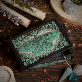 Mystic Legends Gothic Moth Storage Box 14 x 9.5cm