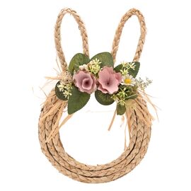 **MULTI 6** The Eggs-traordinary Gifting Co Bunny Ears Easter Wreath