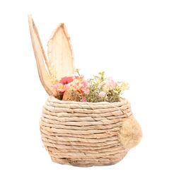 **MULTI 6** The Eggs-traordinary Gifting Co Easter Faux Flower Decoration With Bunny Ears