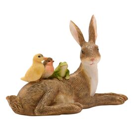 The Eggs-traordinary Gifting Co Figurine - Rabbit, Chick, Robin & Frog