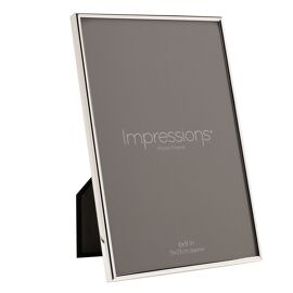 Silverplated Photo Frame Oblong Thin - 6" x 9"
